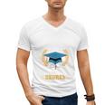 I Survived My Daughter's Teaching Degree Graduation Men's V-Neck T-Shirt
