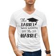 The Tassel Was Worth The Hassle Shirt Graduation TShirt Men's V-Neck T-Shirt