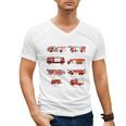 Toddler Boy Types Of FireTruck Firefighter Baby Dad Fireman Men's V-Neck T-Shirt