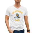 UNC Greensboro UNCG Spartans Arched Dad Men's V-Neck T-Shirt