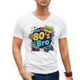 Vintage 80s Bro Eighties Party Costume 80s Nostalgia Men's V-Neck T-Shirt Vintage 80s Bro Eighties Party Costume 80s Nostalgia Men's V-Neck T-Shirt