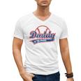 Vintage Baseball Daddy Of The Rookie Men's V-Neck T-Shirt