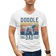 Vintage Doodle Dad Aussie Doodle & Goldendoodle Men's V-Neck T-Shirt Vintage Doodle Dad Aussie Doodle & Goldendoodle Men's V-Neck T-Shirt