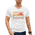 Vintage Retro Please Be Patient With Me I'm From The 1900s Premium Men's V-Neck T-Shirt Vintage Retro Please Be Patient With Me I'm From The 1900s Premium Men's V-Neck T-Shirt