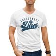 Volleyball Dad Daddy Father's Day Men's V-Neck T-Shirt