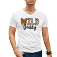 Wild Daddy Zoo Born Two Be Wild B-Day Safari Jungle Animal Men's V-Neck T-Shirt