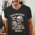 1900s Sarcasm Humor Be Patient With Me I'm From The 1900s Men's V-Neck T-Shirt