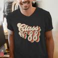 1988 Class Reunion Retro Class Of 88 High School Graduation Men's V-Neck T-Shirt