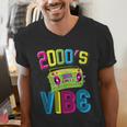 2000's Vibe Hip Hop Costume Early 2000s Party Nostalgia Men's V-Neck T-Shirt