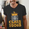 2018 Graduation Class Of 2018 KingShirt Men's V-Neck T-Shirt