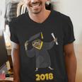 2018 Graduation Shirts Sloth Lovers For Women Teens Men's V-Neck T-Shirt