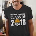 2018 Mechanical Engineering Graduation Shirt Mechanic Men's V-Neck T-Shirt