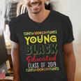 2019 African American High School Graduation SeniorShirt Men's V-Neck T-Shirt