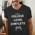 2019 College Level Complete Gamer Graduation Shirts Men's V-Neck T-Shirt