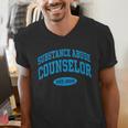 2019 Graduation For Substance Abuse Counselor Men's V-Neck T-Shirt