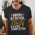 2019 High School Graduation Gamer Graduation Men's V-Neck T-Shirt