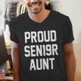 2019 Senior Aunt SEN19R Class Graduation PartyShirt Men's V-Neck T-Shirt