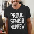 2019 Senior Nephew SEN19R Class Graduation PartyShirt Men's V-Neck T-Shirt