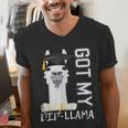 2022 Graduate Graduation For Him Her Got My Dip-Llama Men's V-Neck T-Shirt