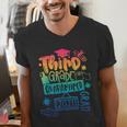 3rd Grade 2021 Graduate Quarantine Third Grade Graduation Men's V-Neck T-Shirt