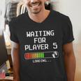 3rd Time Dad Mom Waiting For Player 5 Baby 3 Announcement Men's V-Neck T-Shirt 3rd Time Dad Mom Waiting For Player 5 Baby 3 Announcement Men's V-Neck T-Shirt