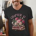 43rd Birthday Chapter 43 Birthday Shirt Women Book Lover Men's V-Neck T-Shirt 43rd Birthday Chapter 43 Birthday Shirt Women Book Lover Men's V-Neck T-Shirt