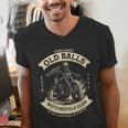 50th Birthday Vintage Motorcycle For Biker Dad Men's V-Neck T-Shirt 50th Birthday Vintage Motorcycle For Biker Dad Men's V-Neck T-Shirt