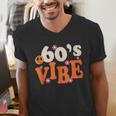 60's Vibe Retro Nostalgia Classic Mixtape Era 1960s Party Men's V-Neck T-Shirt