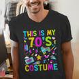 This Is My 70's Costume Nostalgia Mixtape Era 1970s Party Men's V-Neck T-Shirt This Is My 70's Costume Nostalgia Mixtape Era 1970s Party Men's V-Neck T-Shirt