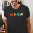 80s Video Game Nostalgia Retro Vintage Arcade Novelty Men's V-Neck T-Shirt