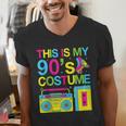This Is My 90's Costume Retro 1990s Style Cassette Nostalgia Men's V-Neck T-Shirt