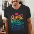 9th Grade Graduate 2021 Graduate Quarantine Ninth Graduation Men's V-Neck T-Shirt