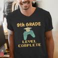 9th Grade Graduate Boys Girls Gamer Ninth Grade Graduation Men's V-Neck T-Shirt