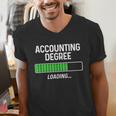 Accounting Degree Loading Shirt Graduation Student Men's V-Neck T-Shirt