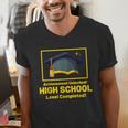 Achievement Unlocked High School Graduation Gamer Men's V-Neck T-Shirt