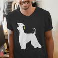 Afghan Hound Graduation Dog Graduate Men Women Kids Men's V-Neck T-Shirt