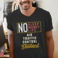Air Traffic Control Major Student Shirt Graduation Men's V-Neck T-Shirt