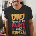 Anime Fathers Day Japanese Manga Otaku Kawaii Anime Dad Men's V-Neck T-Shirt