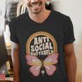 Anti-Social Introvert Butterfly Lover Men's V-Neck T-Shirt