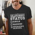 Anti Valentines Day Nursing School Nurse Graduation Shirt Men's V-Neck T-Shirt