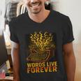Antiques Collector Writing Retro Nostalgia Curiosity Men's V-Neck T-Shirt Antiques Collector Writing Retro Nostalgia Curiosity Men's V-Neck T-Shirt