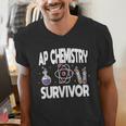 AP Chemistry Survivor Graduation 2024 High School Men's V-Neck T-Shirt
