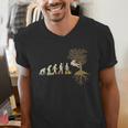 Arborist Tree Trimmer Classic Fit Short Sleeve Crew Neck Arborist For Him Husband Dad Friend Solid With Letter Print Size Small Men's V-Neck T-Shirt
