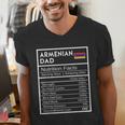Armenian Dad Nutrition Facts National Pride For Dad Men's V-Neck T-Shirt Armenian Dad Nutrition Facts National Pride For Dad Men's V-Neck T-Shirt