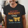 Ask Me About Ancient Times I'm From The 1900s Humorous Joke Men's V-Neck T-Shirt