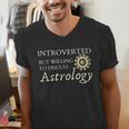 Astrology Quote For Introvert Astrologists Spirituality Men's V-Neck T-Shirt Astrology Quote For Introvert Astrologists Spirituality Men's V-Neck T-Shirt