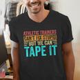 Athletic Trainers Fix Stupid Sports Graduation Vintage Men's V-Neck T-Shirt