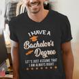 Bachelor Graduation 2026 Always Right Bachelor Degree Men's V-Neck T-Shirt