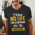 Bar Exam Shirt Law School Graduation 2025 Senior Men's V-Neck T-Shirt