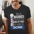 Barber Stylist Barber College Graduation Men's V-Neck T-Shirt